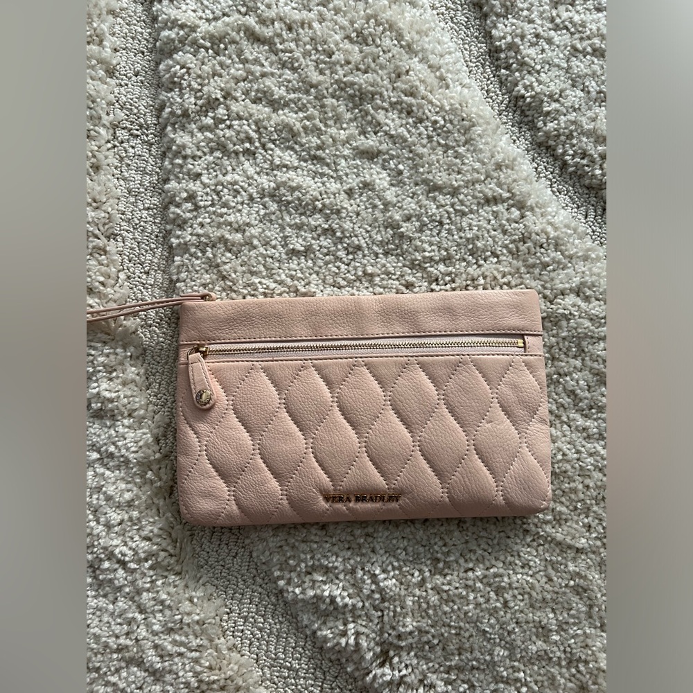Vera Bradley Leather Clutch.